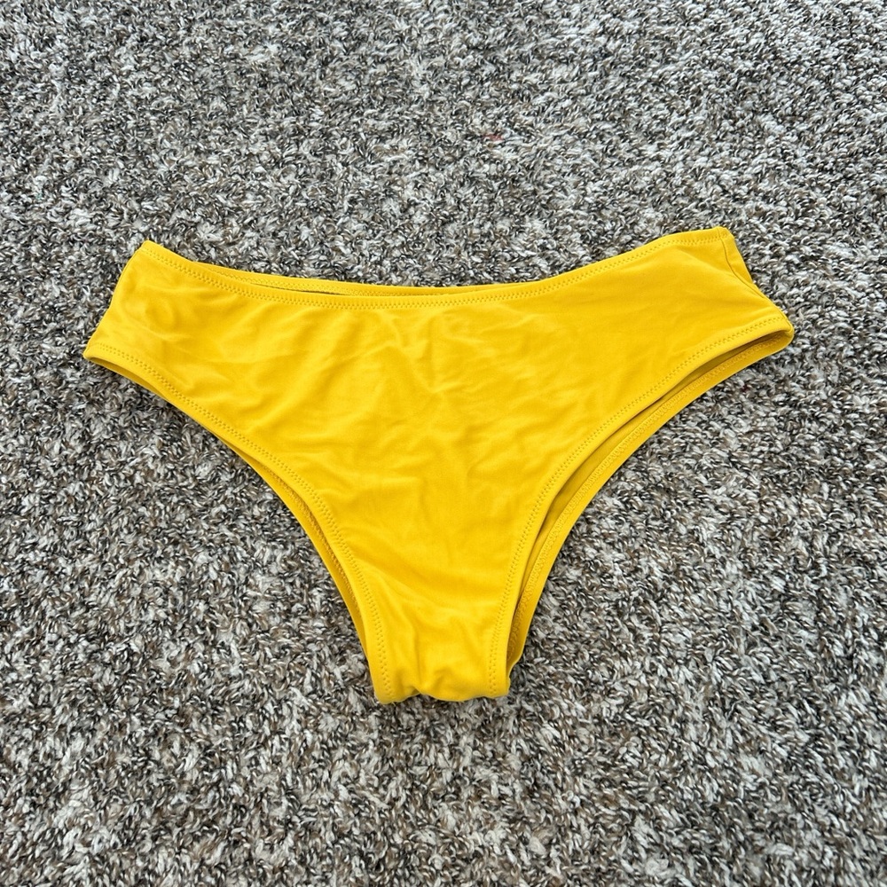 Bright Yellow Bikini Bottom